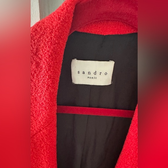 Sandro 100% Wool double breasted coat - Picture 3 of 7